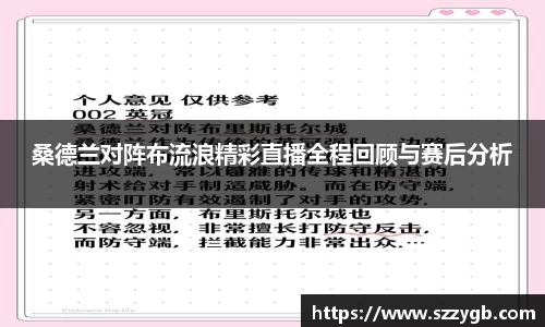 桑德兰对阵布流浪精彩直播全程回顾与赛后分析